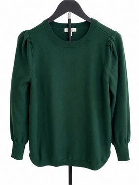 crown & ivy Dark Green Crewneck Pullover